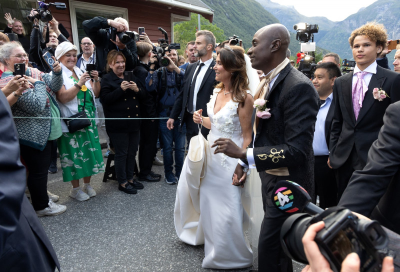 Wedding Pictures Of Princess M?rtha Louise And Shaman Durek - 31 Aug 2024