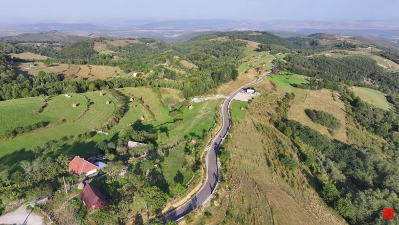 Transapuseana, drum județean. Foto- captură video