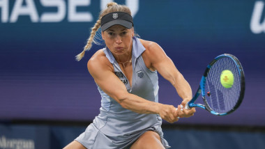 Yulia Putintseva in timpul unui meci