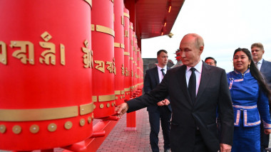 vladimir putin in Mongolia