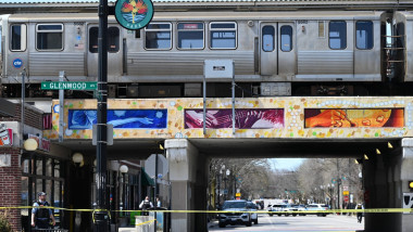 tren din chicago in care au fost impuscati 4 oameni