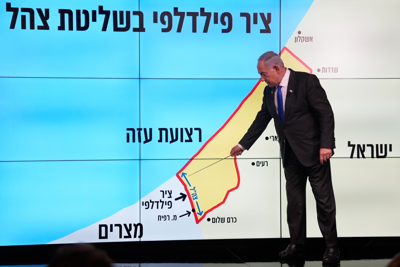 Netanyahu nu cedează şi anunţă că Israelul trebuie să controleze coridorul Philadelphi din Gaza