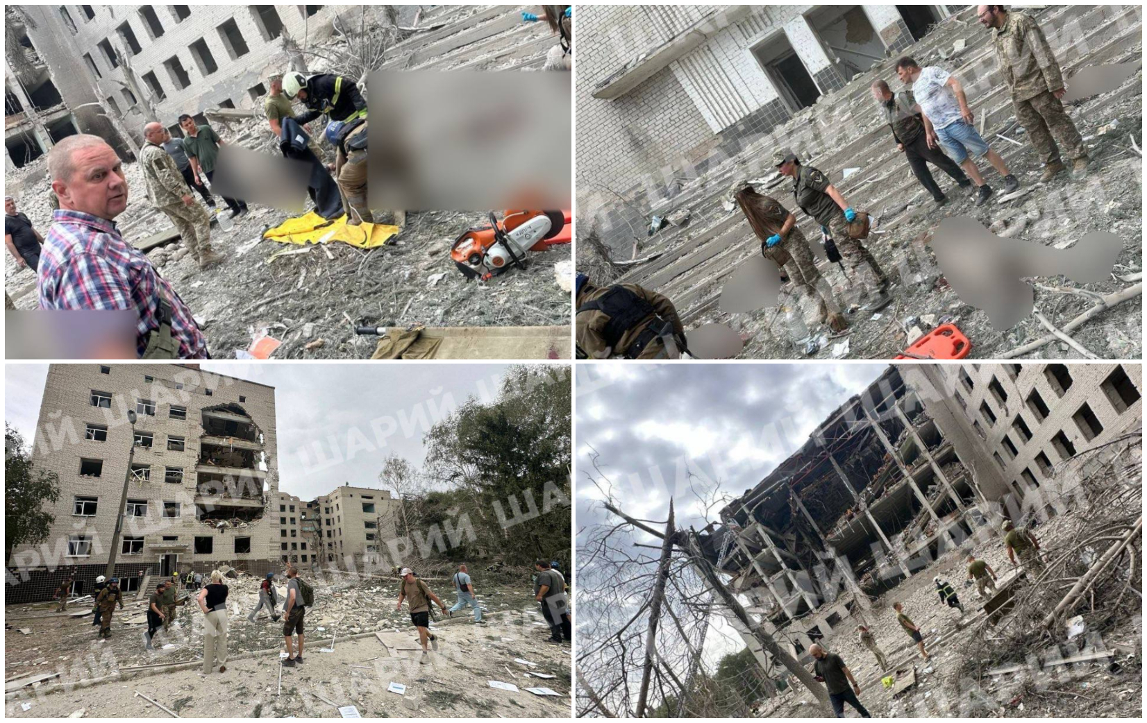 Cel puțin 46 de morți și 206 răniți după un atac rus asupra unei școli și a unui spital în Poltava: „N-au avut timp să se refugieze”