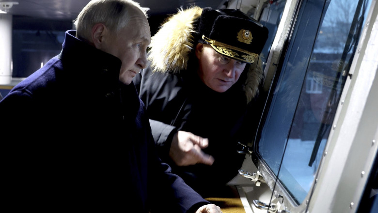 Russian President Putin Launches New Nuclear Submarines