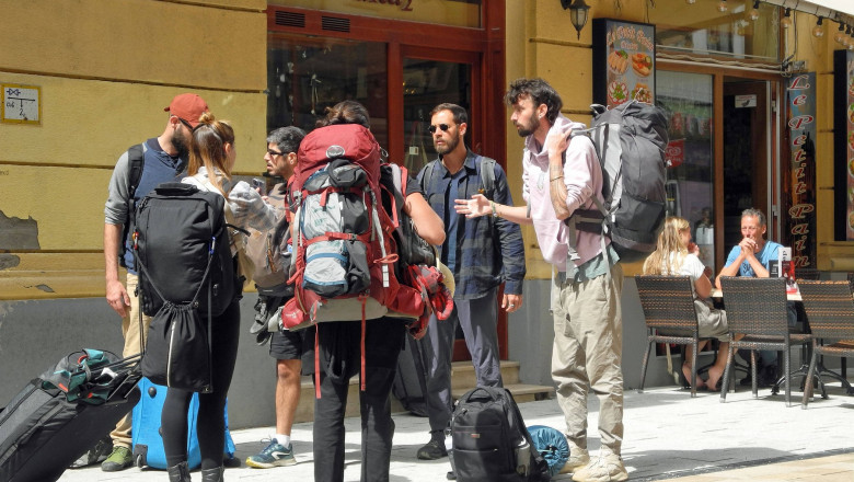 Turiști în Budapesta Foto Profimedia