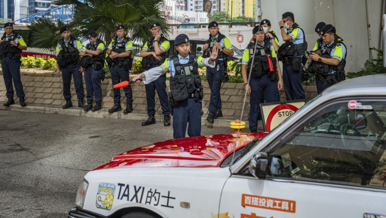 poliție hong kong