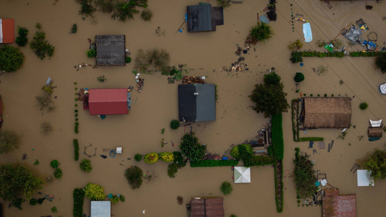 Inundații puternice în Polonia. Foto: Profimedia Images