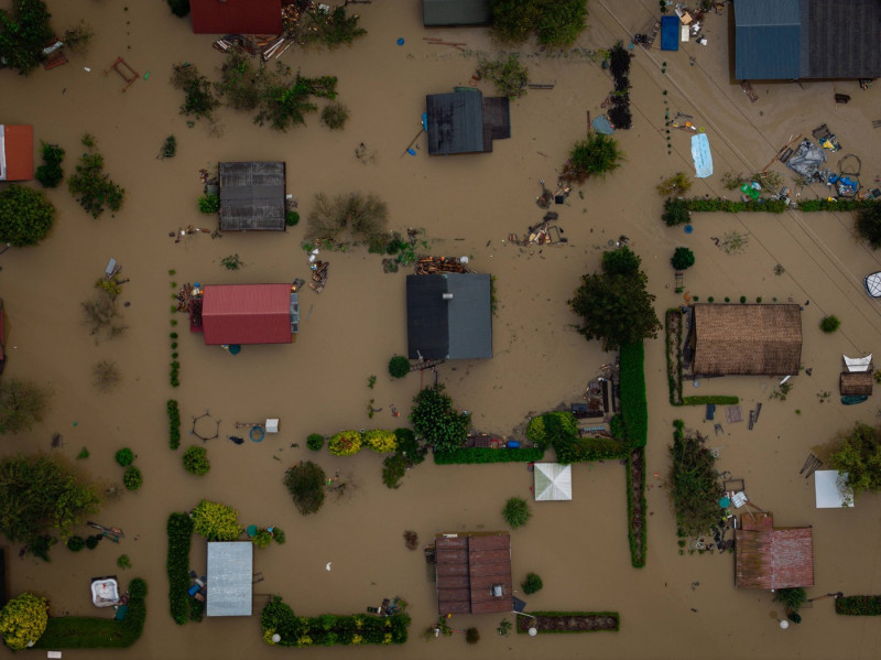 Inundații puternice în Polonia. Foto: Profimedia Images