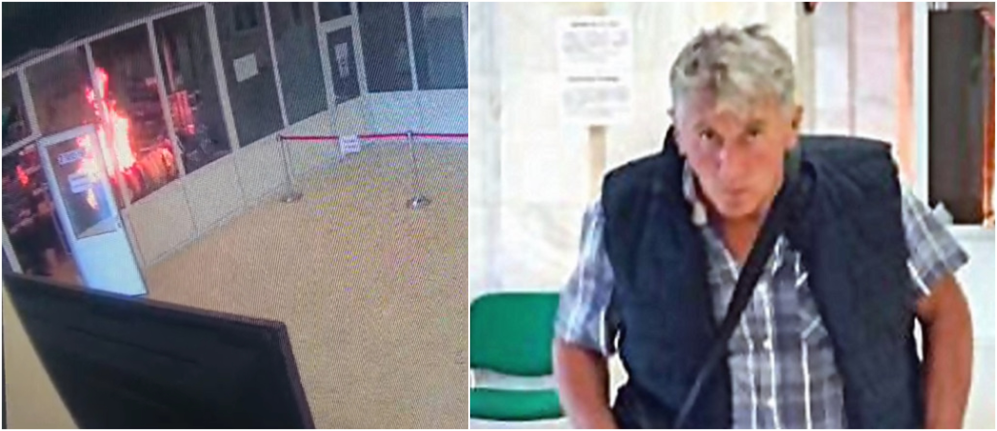 Atac în Parlamentul României. Un bărbat a provocat un incendiu și a reușit să fugă. Poliția publică imagini cu suspectul căutat