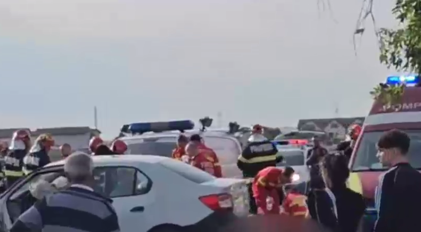 VIDEO. Accident grav la intrarea în Capitală: Un mort și mai mulți răniți într-un carambol cu trei mașini