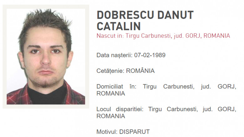 Bărbat dispărut