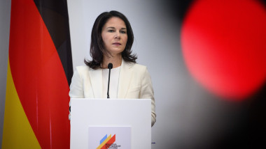 Annalena Baerbock în Moldova. Foto: Profimedia Images