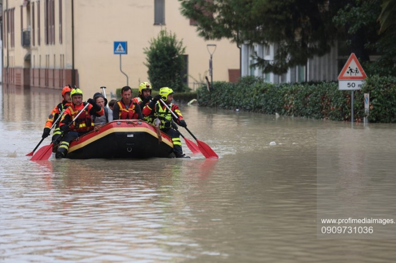 Floods in Emilia-Romagna for Cyclone Boris, RAVENNA, Italy - 19 Sep 2024