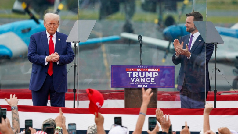 Donald Trump și J.D Vance. Foto: Profimedia Images