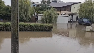 Inundații Mangalia. Captură video