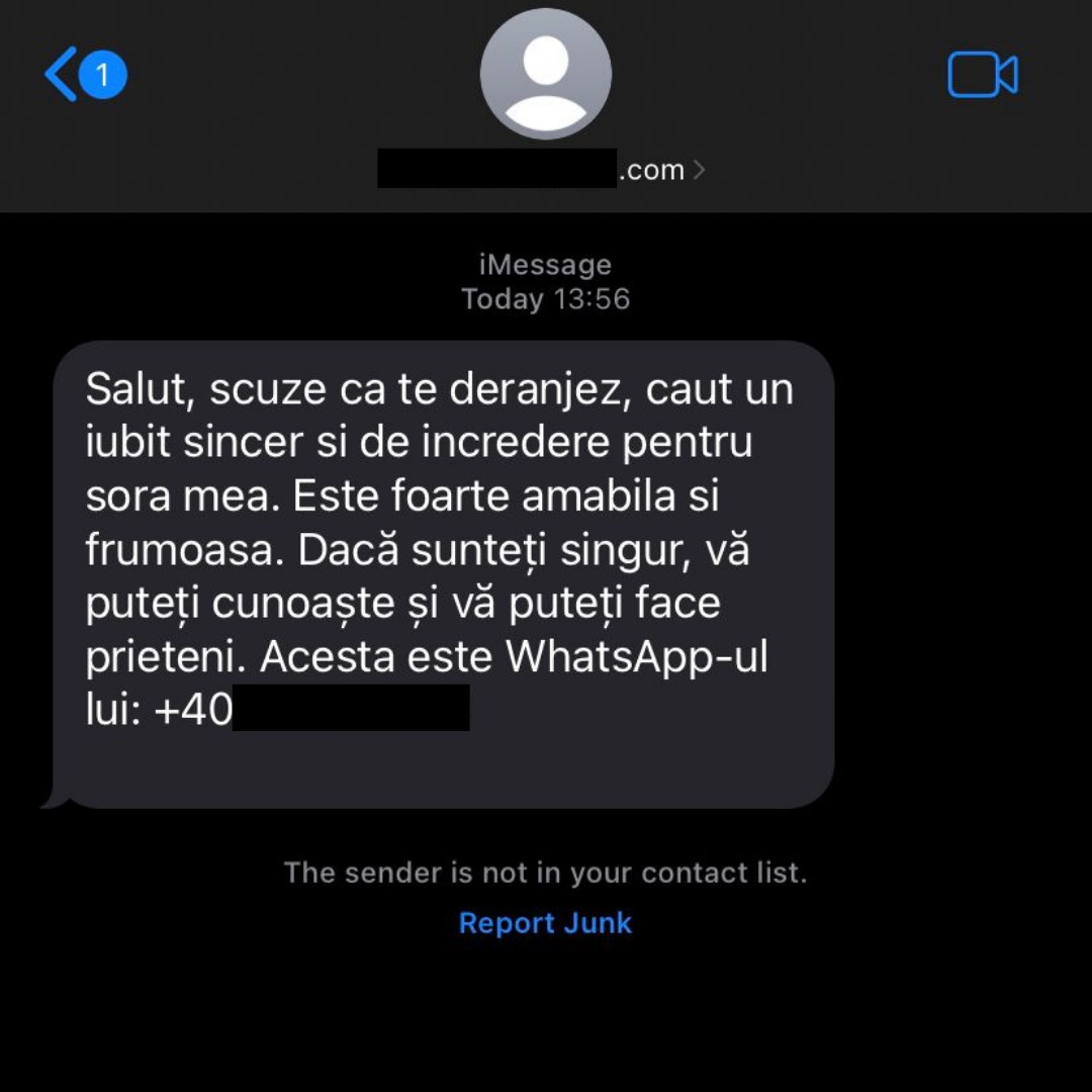 „Salut, scuze că te deranjez, caut un iubit pentru sora mea”. O nouă metodă de fraudă apărută în România