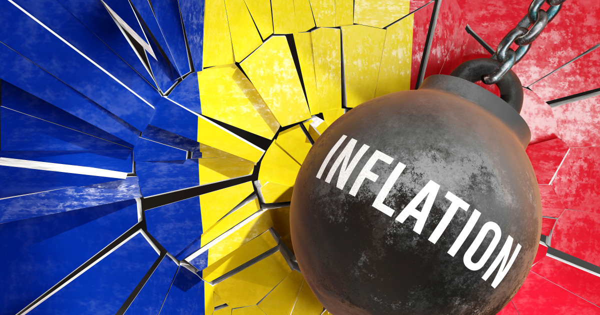 România Conduce în Topul Inflației în UE pentru a Zecea Lună Consecutivă