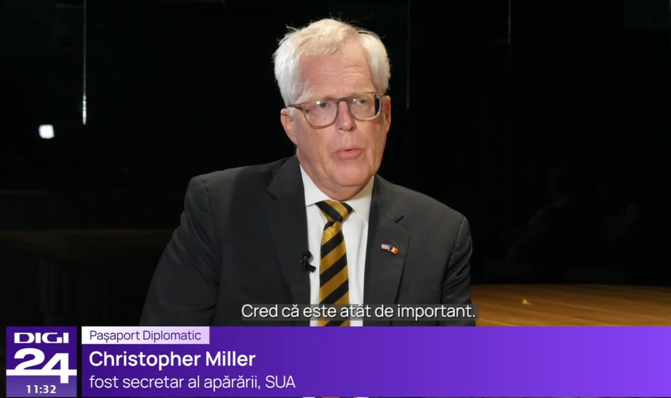 Christopher Miller, fost secretar al apărării al SUA: „Numai împreună putem rezista puterii Rusiei. Numai prin NATO putem să ne opunem”