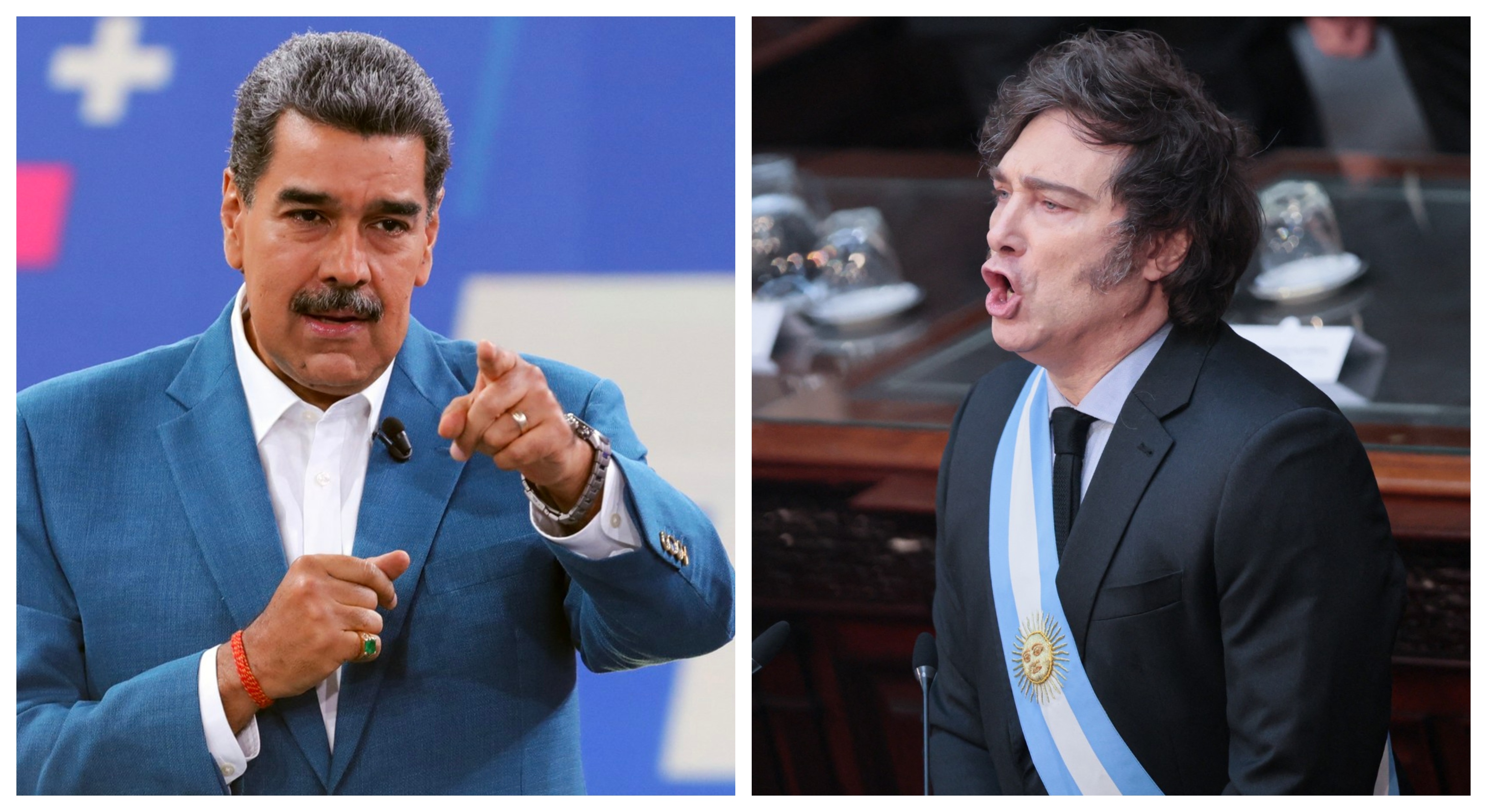 Președinții Venezuelei și Argentinei vor să se aresteze reciproc. Ce au de împărțit Nicolas Maduro şi Javier Milei