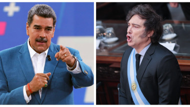 maduro si milei, colaj