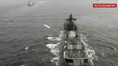 Admiral Levchenko on fire in Barents Sea