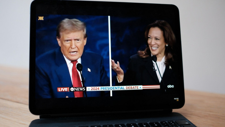 Donald Trump și Kamala Harris