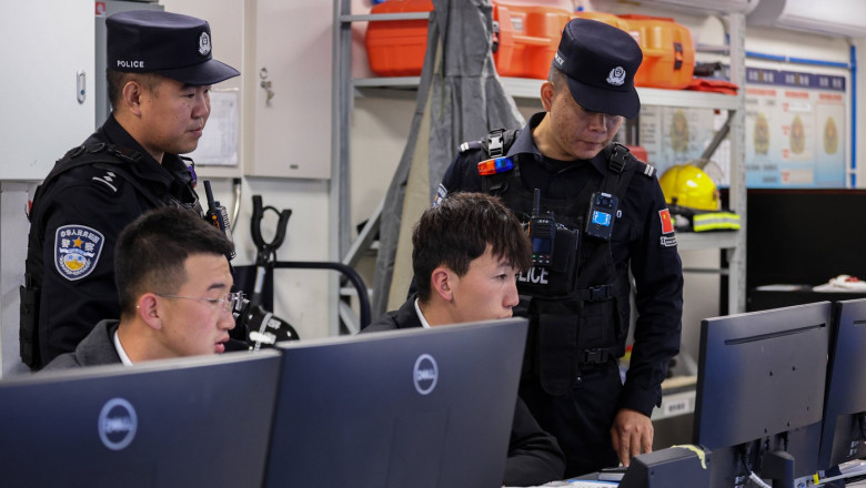 Night Security Patrol in China