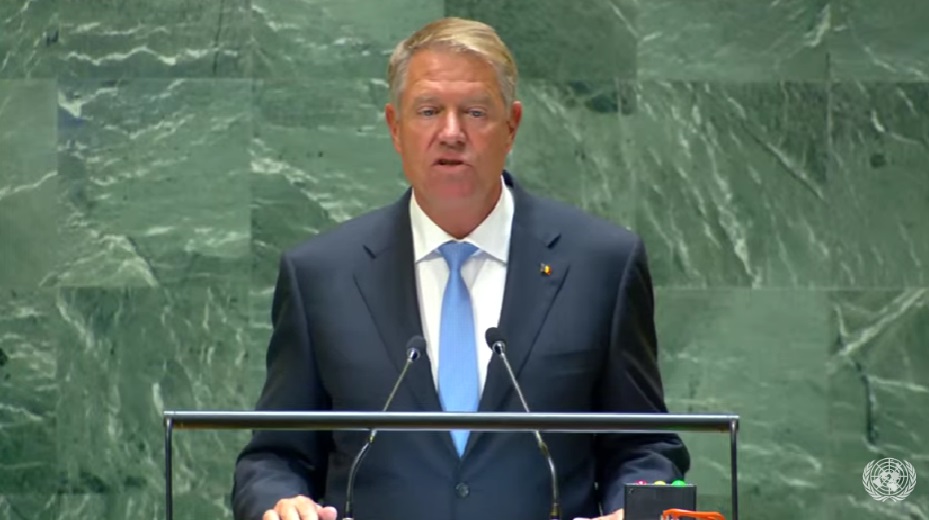 Iohannis, la ONU: România pledează pentru un Consiliu de Securitate extins, în care transparența e norma, nu excepția