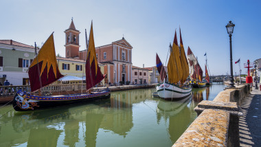 Orașul italian Cesenatico.