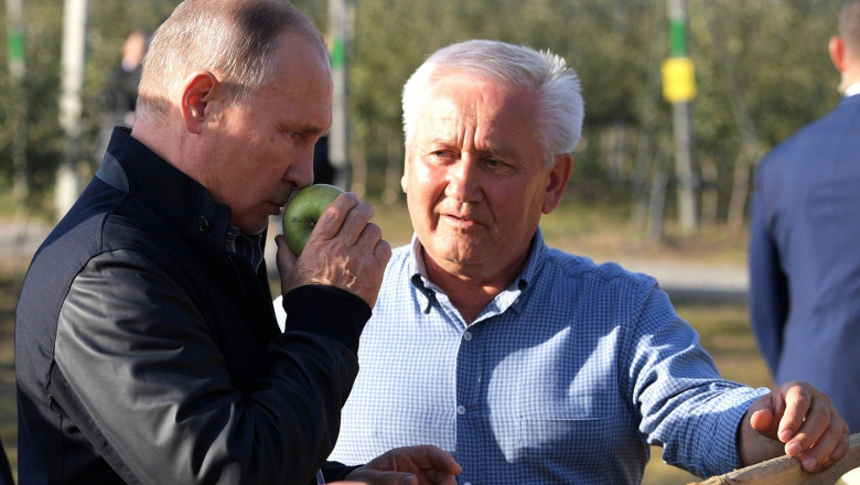 Russian President Putin Visits Rassvet Agricultural Company