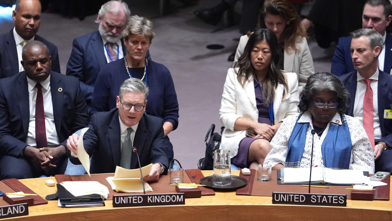 UK Prime Minister talks at UN Security Council meeting