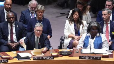 UK Prime Minister talks at UN Security Council meeting