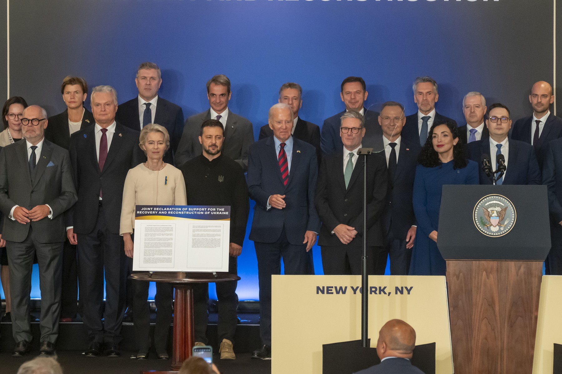 La inițiativa lui Joe Biden, liderii celor aproape 50 de țări care susțin Ucraina se întâlnesc la un summit în Germania, în octombrie