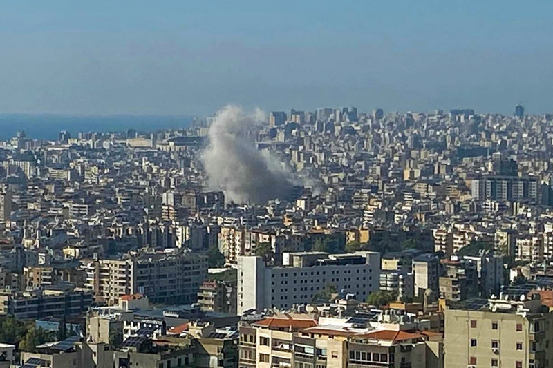 Atac israelian în sudul Beirutului. Foto: Profimedia Images