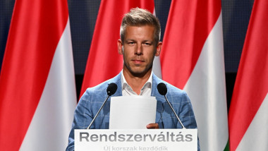 Peter Magyar, liderul partidului de opoziție Tisza. Foto: Profimedia Images