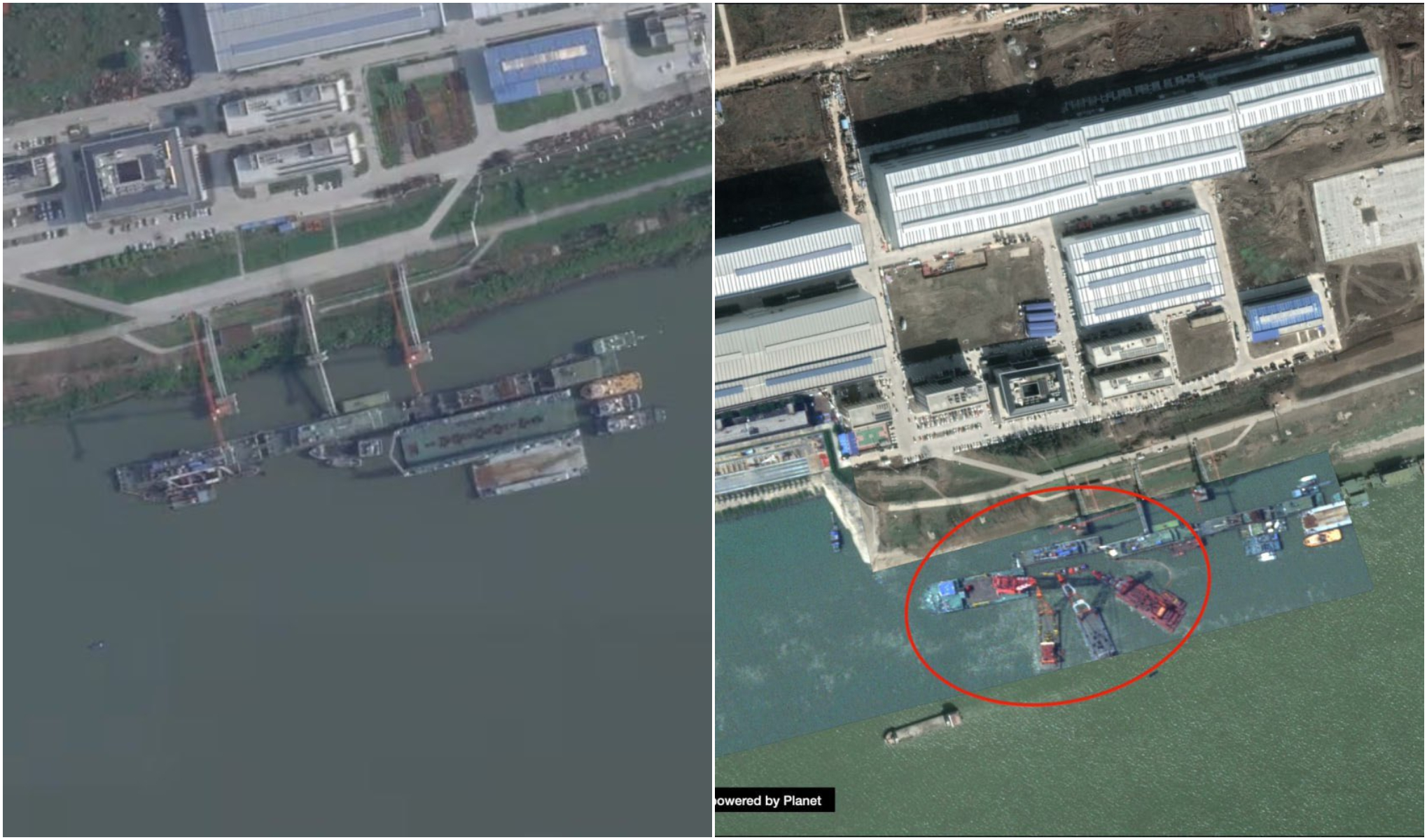 Imagini din satelit după scufundarea celui mai nou submarin nuclear al Chinei. „Va încetini semnificativ planurile Beijingului”
