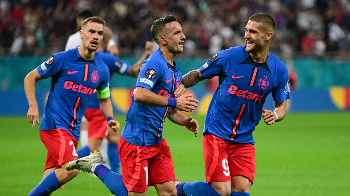 FCSB a debutat în Europa League cu o victorie spectaculoasă pe Arena Națională. Locul ocupat de campioana României în clasament