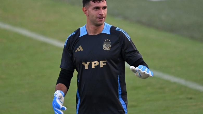 Portarul argentinian Emiliano „Dibu” Martinez