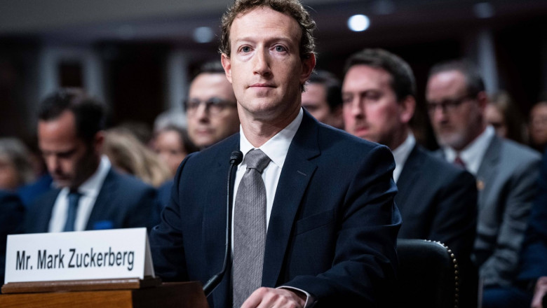 Mark Zuckerberg at a Senate Judiciary Committee Hearing in Washington, US - 31 Jan 2024