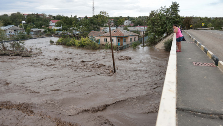 Cod roşu de inundaţii, pe râuri din judeţele Galaţi şi Vaslui. Harta zonelor afectate