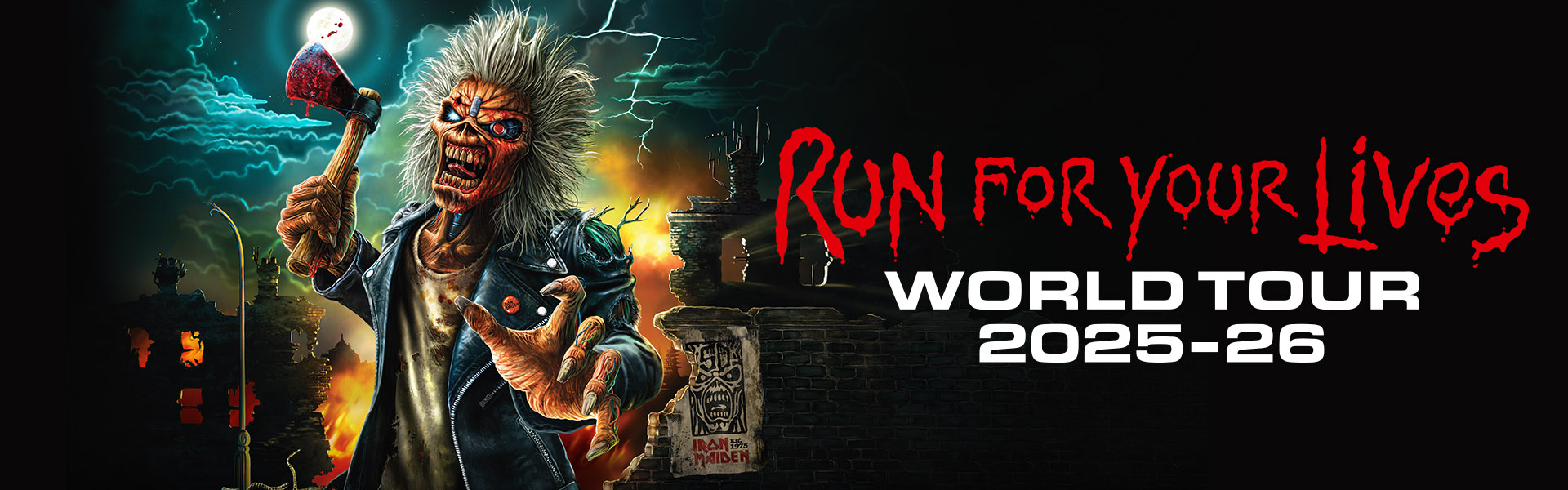 Trupa britanică Iron Maiden anunță turneul mondial „Run For Your Lives”