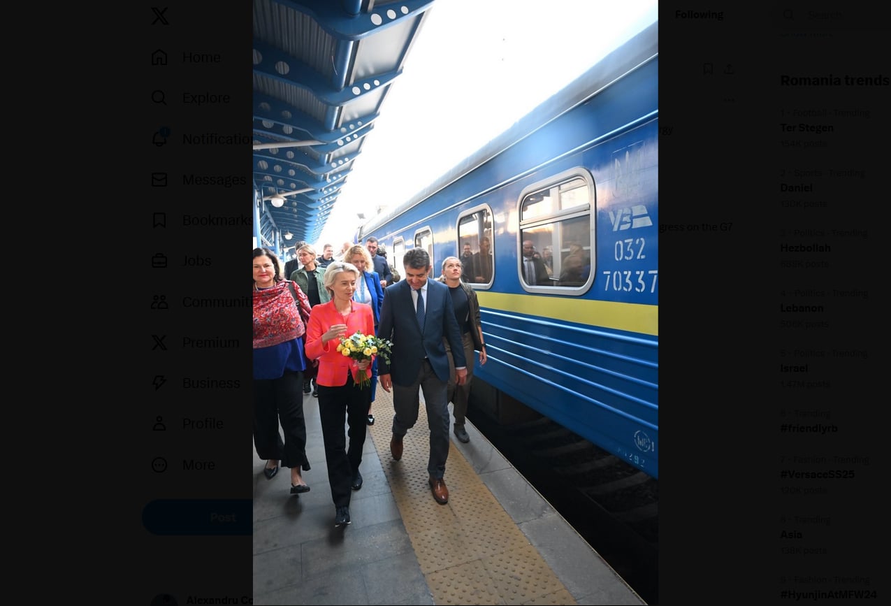 Ursula von der Leyen a ajuns la Kiev. Este a opta vizită a preşedintei Comisiei Europene în Ucraina. Anunțul șefei CE