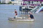 Budapest, 190924. Due to the record level of the water level of the Danube due to heavy rains during the afternoon, the