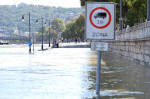 Budapest, 190924. Due to the record level of the water level of the Danube due to heavy rains during the afternoon, the