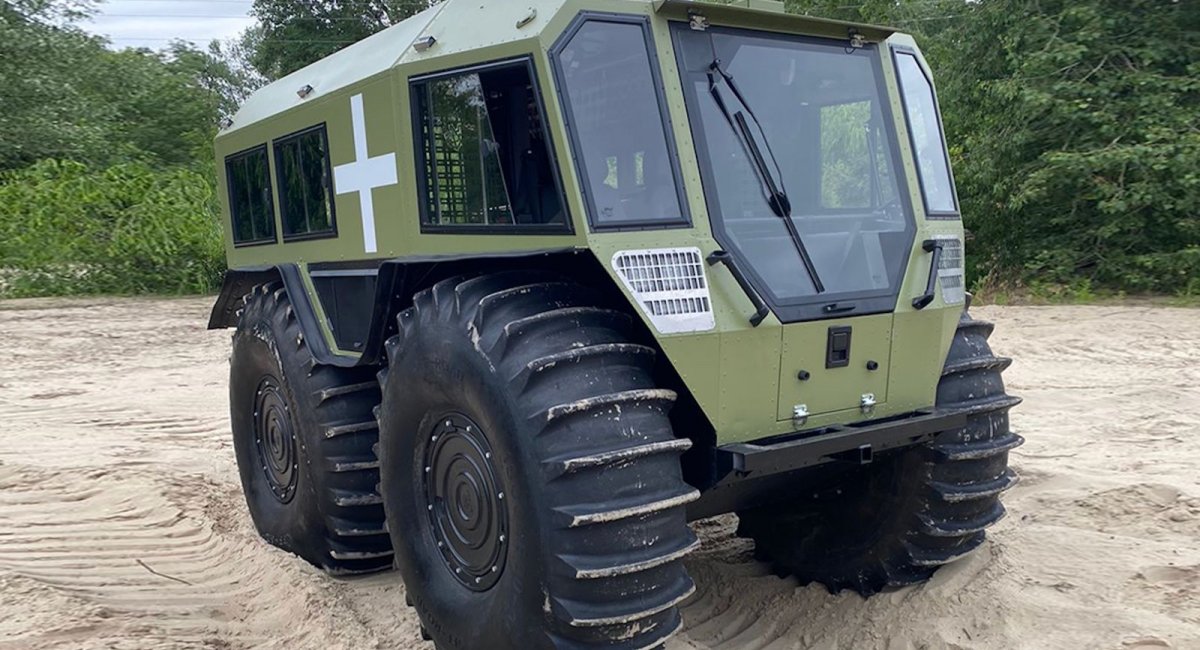 Ucraina aprobă utilizarea unui vehicul ciudat pentru forțele sale armate. Numele lui este Taha