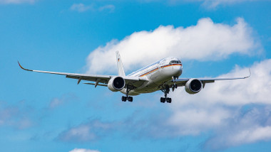 German Air Force Zurich, Switzerland, 15th Jun 2024: An Airbus A350-941ACJ of the German Air Force brings the delegation