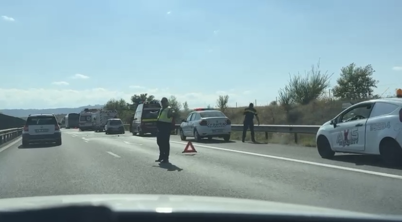 Accident grav cu un autocar pe autostrada A1. Planul roșu de intervenție a fost activat
