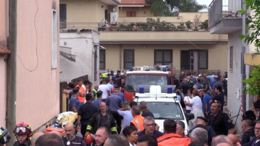 Saviano (Naples), a Building Collapses: Two Children dead., Italy - 22 Sep 2024