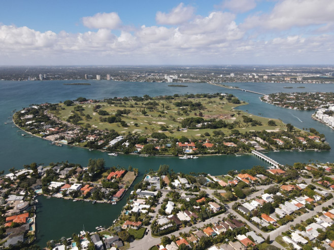 EXCLUSIVE: PREMIUM EXCL: Tom Brady and Ivanka Trump's new mansions on Miami's ultra exclusive "Billionaire Bunker" just yards apart.