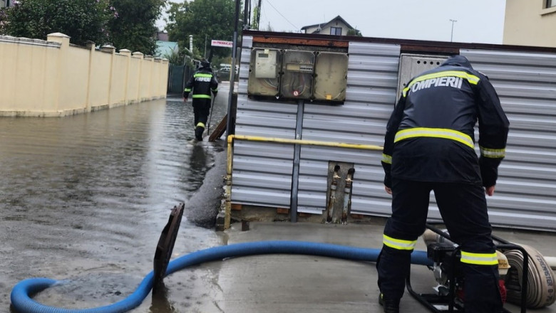 Imagine de la intervențiile pompierilor din 29 septembrie Foto: IGSU